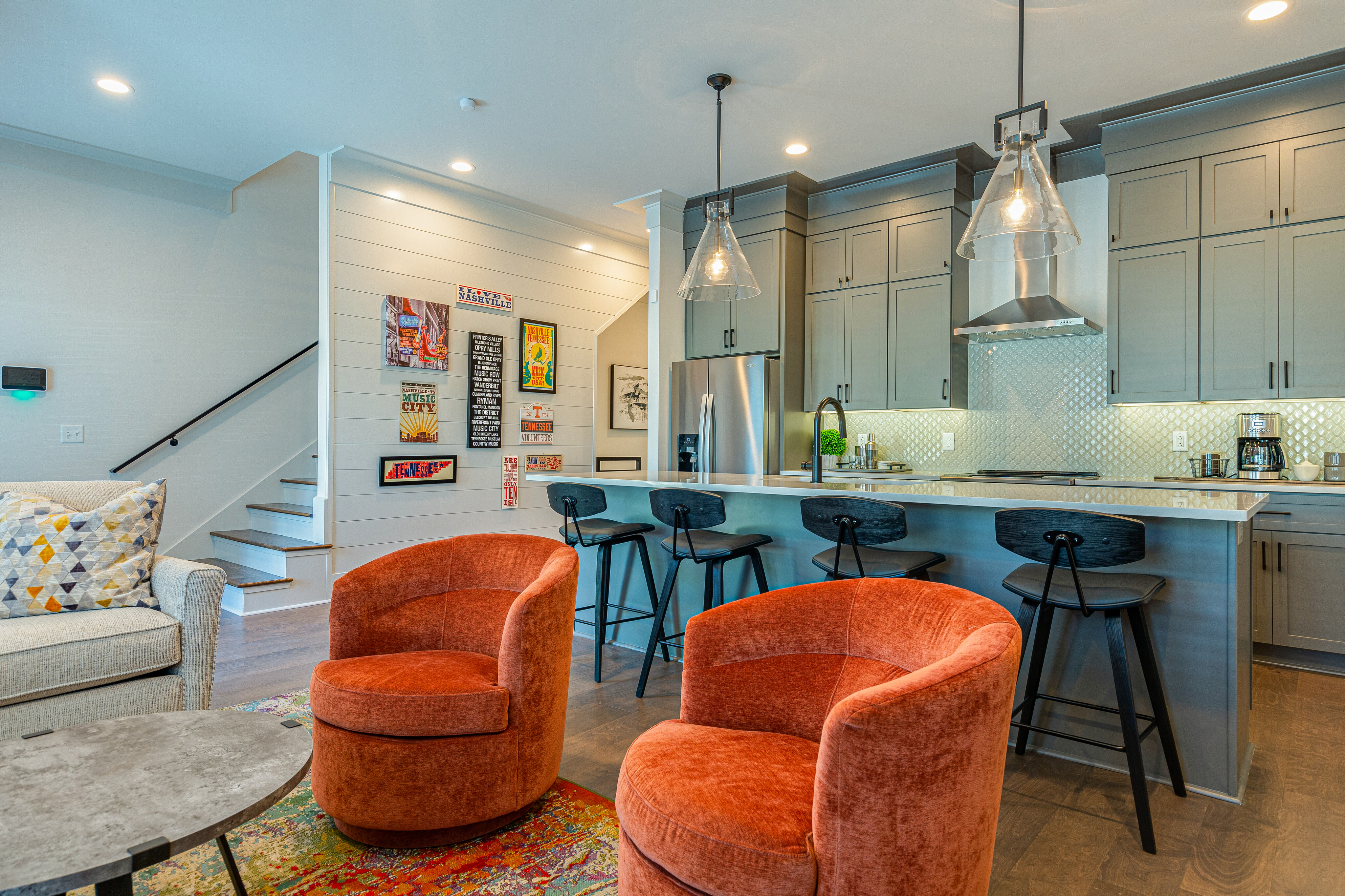 Greenwood Manor vacation rental living room - Nashville TN